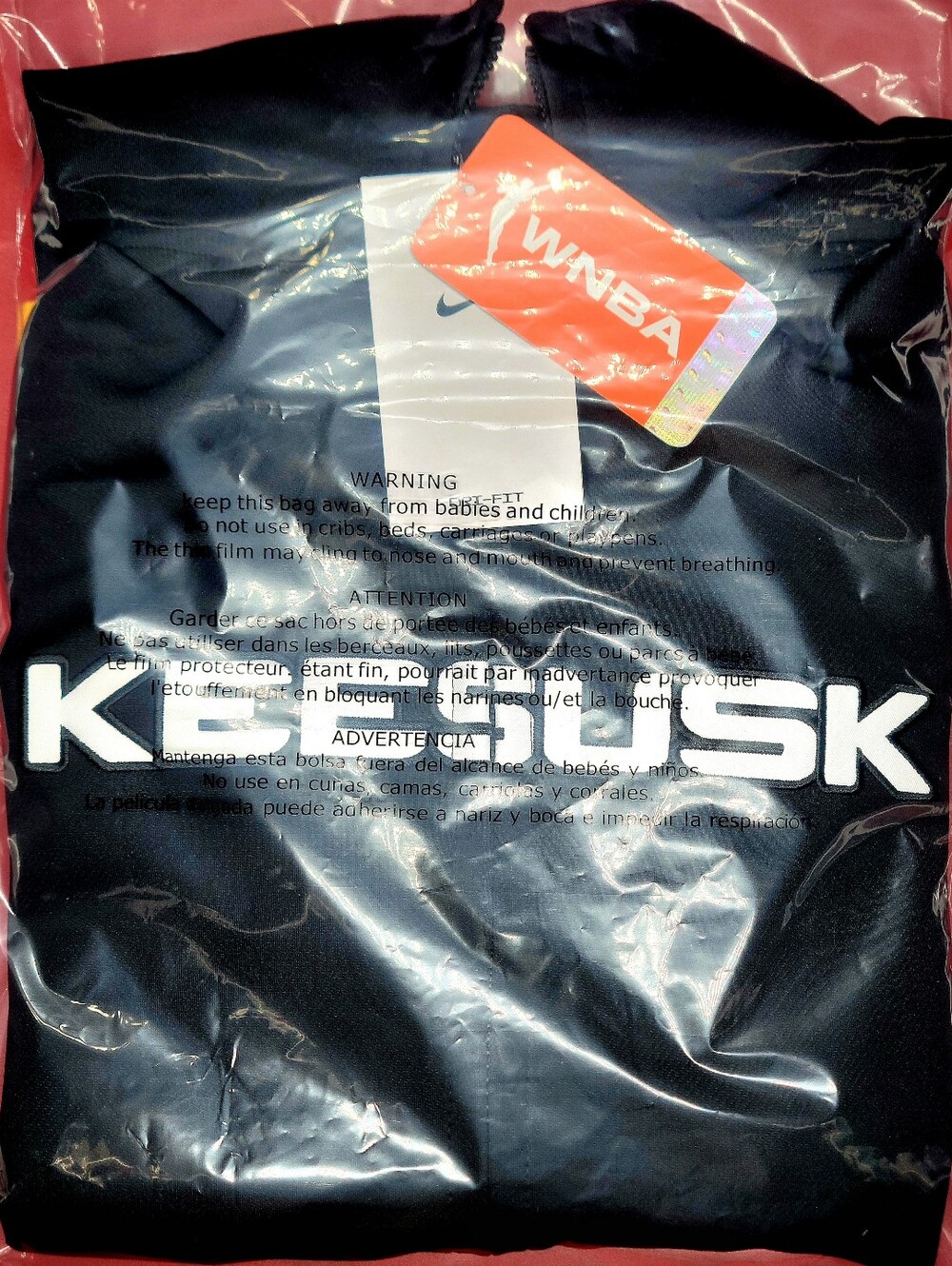 Nike x WNBA Connecticut Sun Woven 'Rebel Edition' Team Issued WarmUp Hoodie Sz M